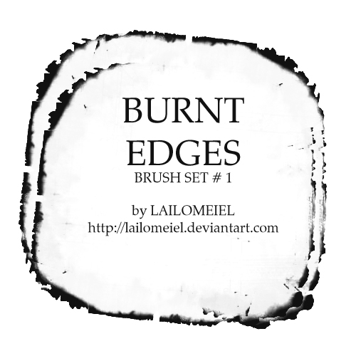 Burnt Edges Brushes