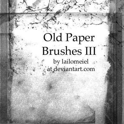 Old Paper Brushes III