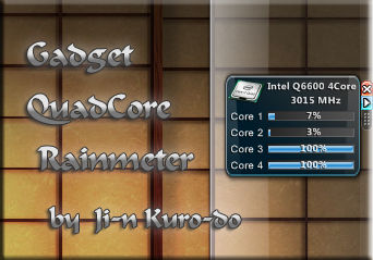 CPU Meter QuadCore Q6600