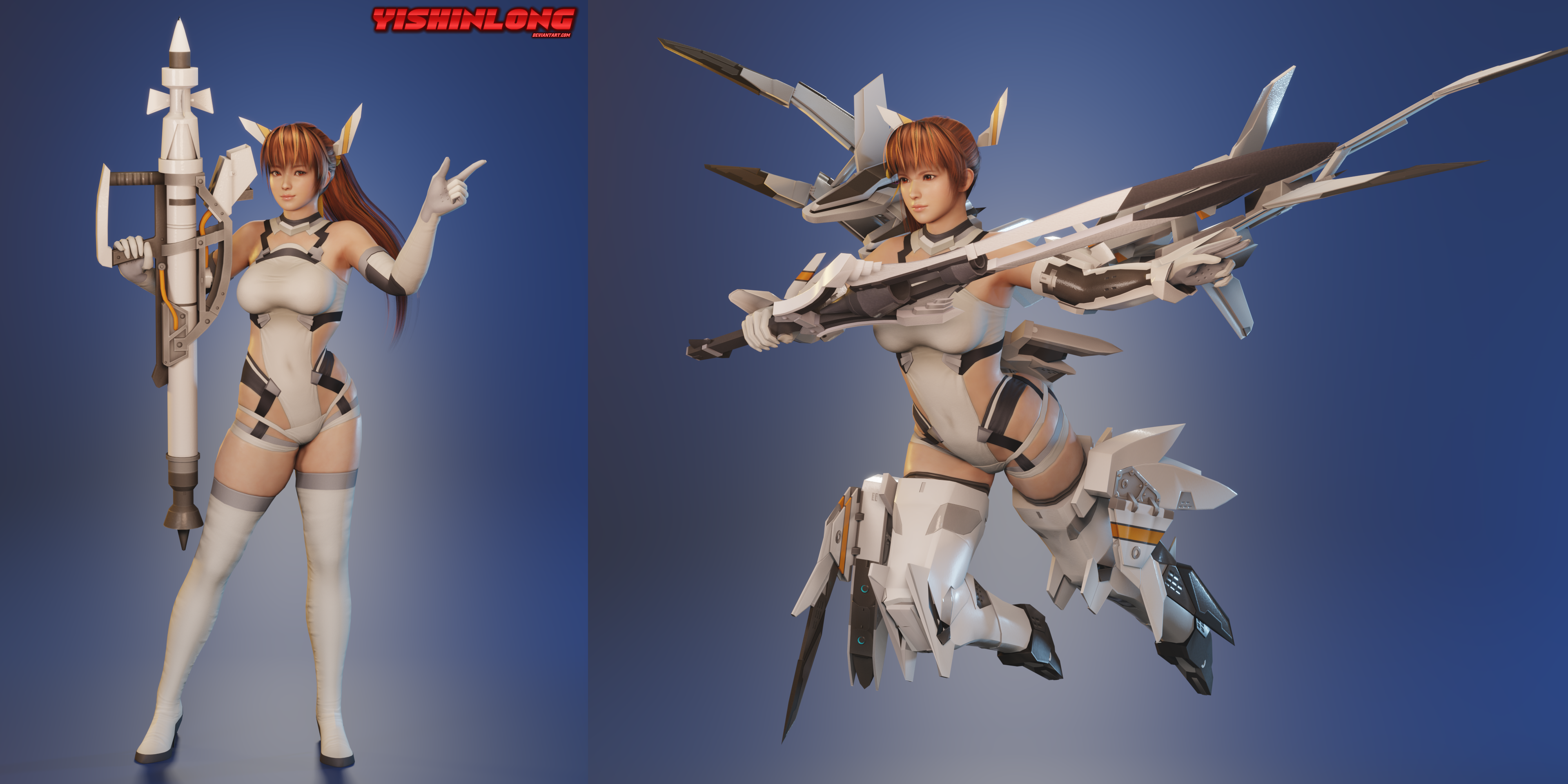 DOAXVV Kasumi - Alice Gear Platinum Line by YiShinLong on DeviantArt