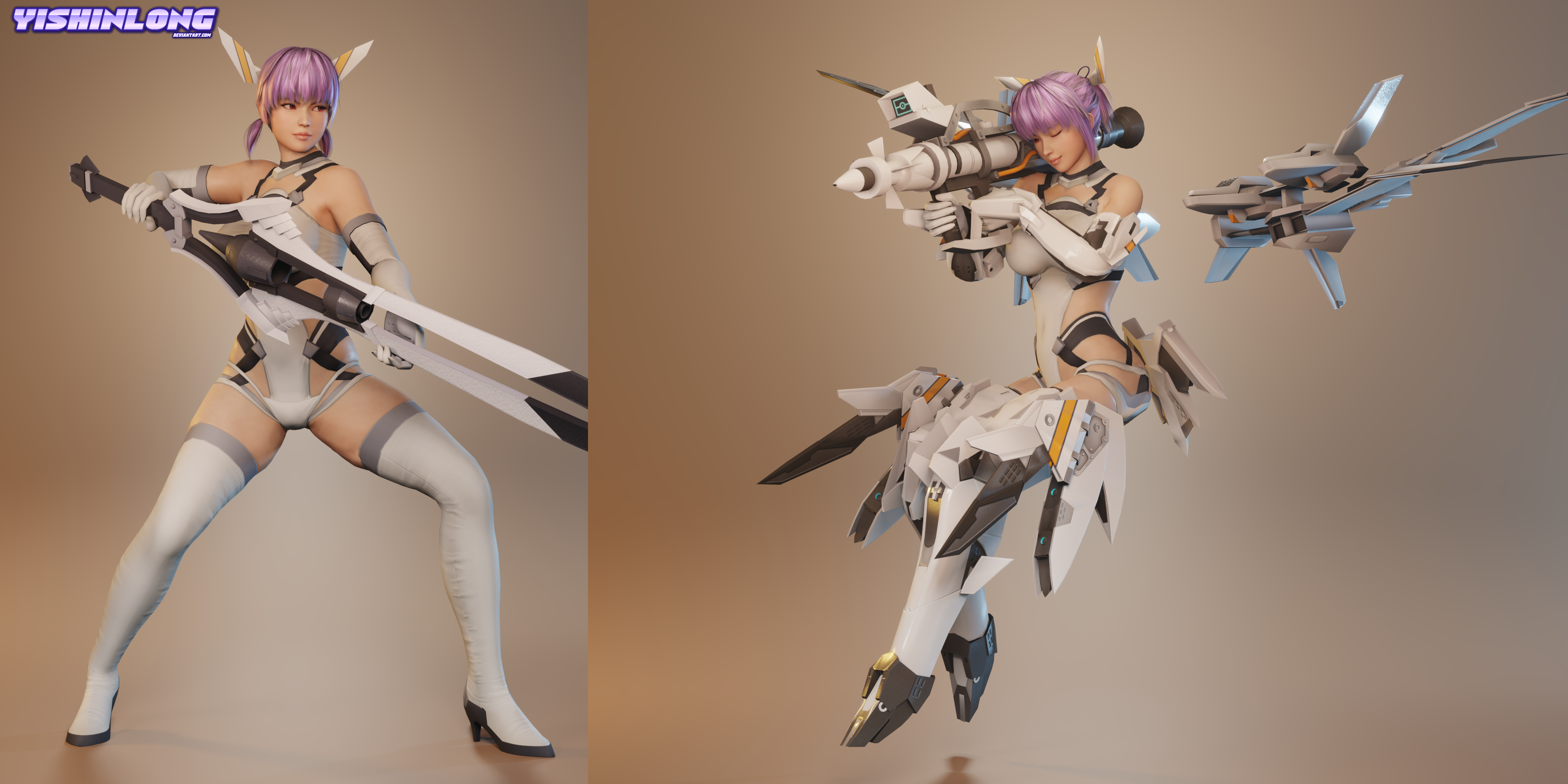 DOAXVV Ayane - Alice Gear Platinum Line by YiShinLong on DeviantArt
