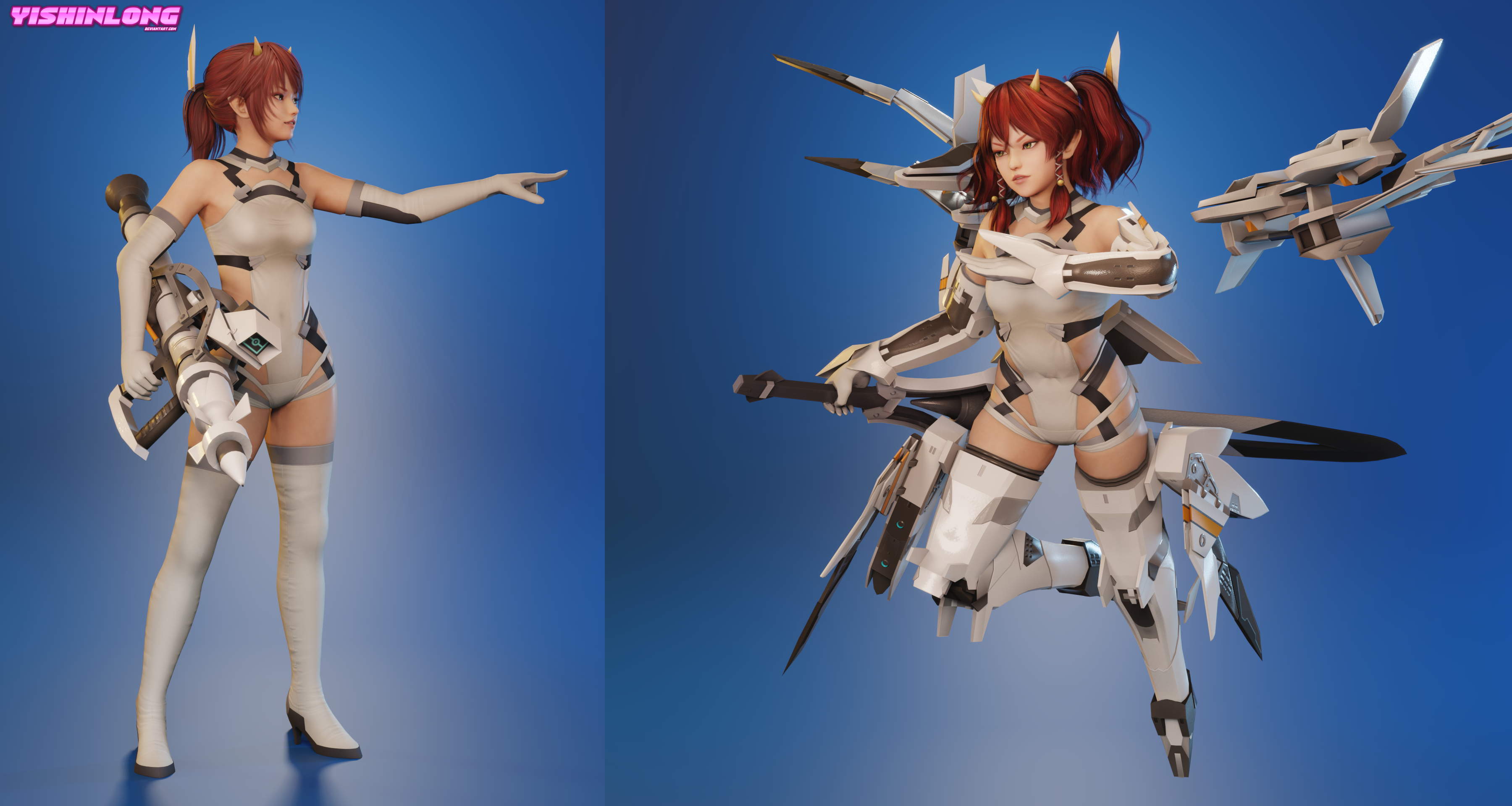 DOAXVV Kanna - Alice Gear Platinum Line by YiShinLong on DeviantArt