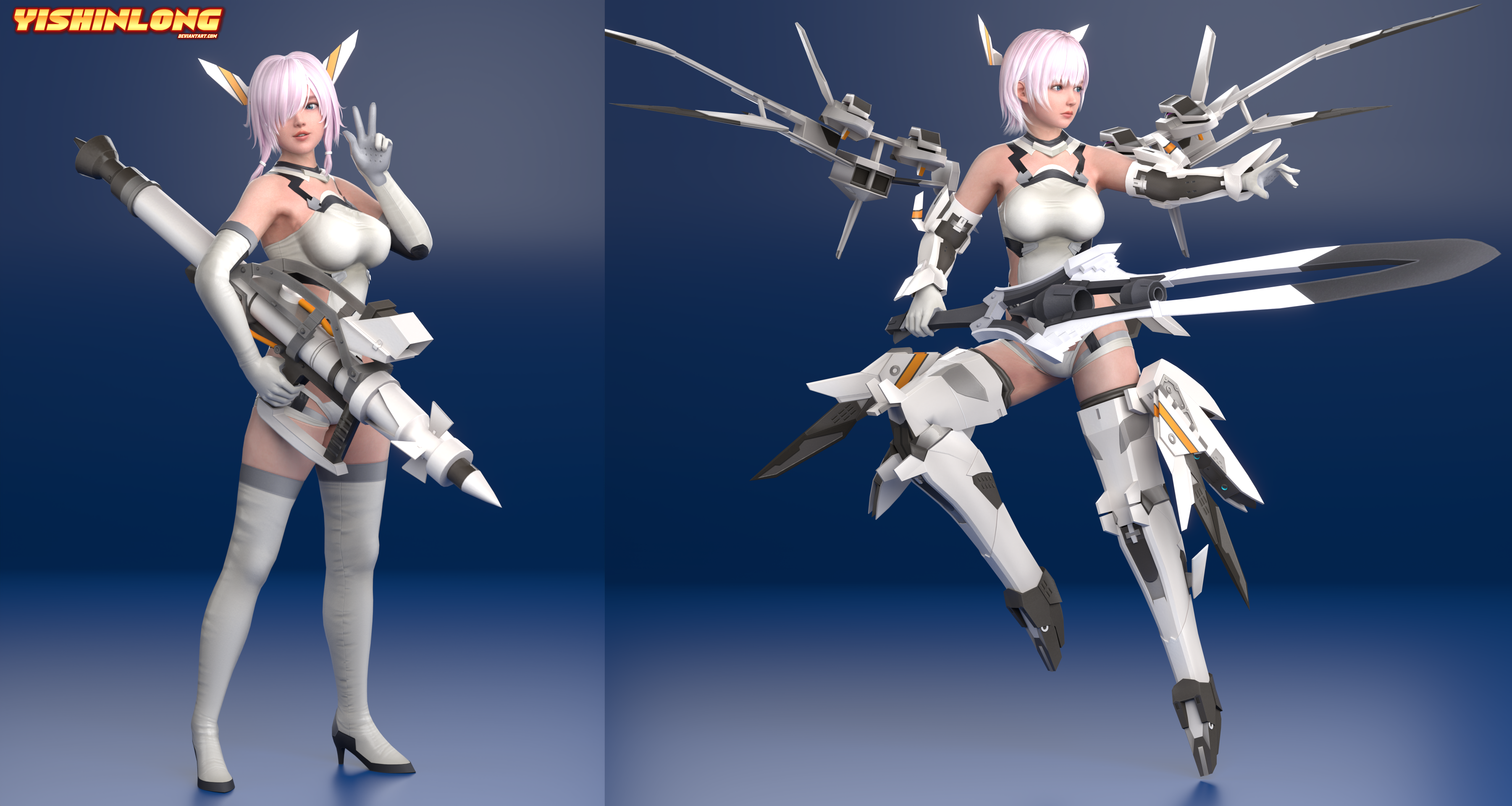 DOAXVV Luna - Alice Gear Platinum Line by YiShinLong on DeviantArt