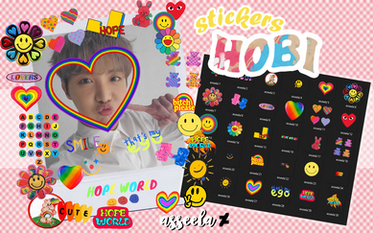 png sticker's hobi