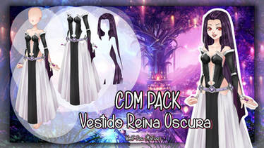 CDM PACK - Vestido Reina Oscura