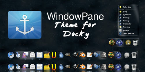 WindowPane Theme for Docky by krTsukasa, visual art
