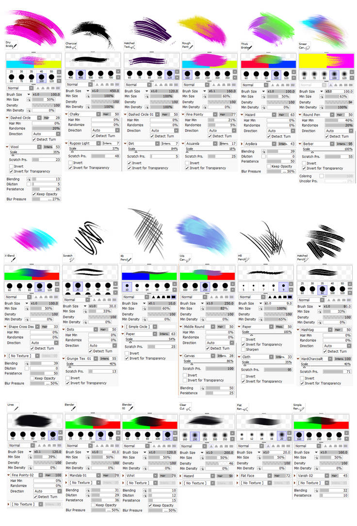 Sai 2 BrushSet by Sketchista on DeviantArt