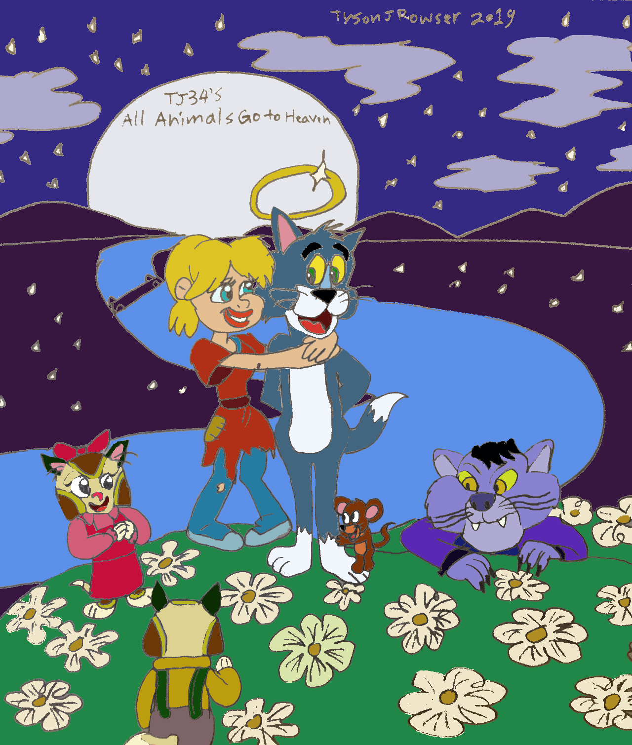 ToonFanJoey's All Animals Go to Heaven colored by RowserlotStudios1993 on  DeviantArt