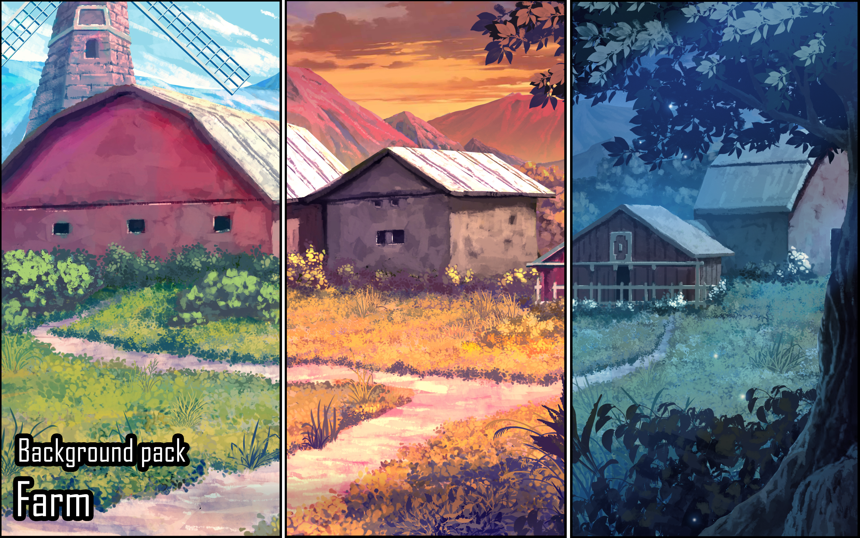Background set - Farm