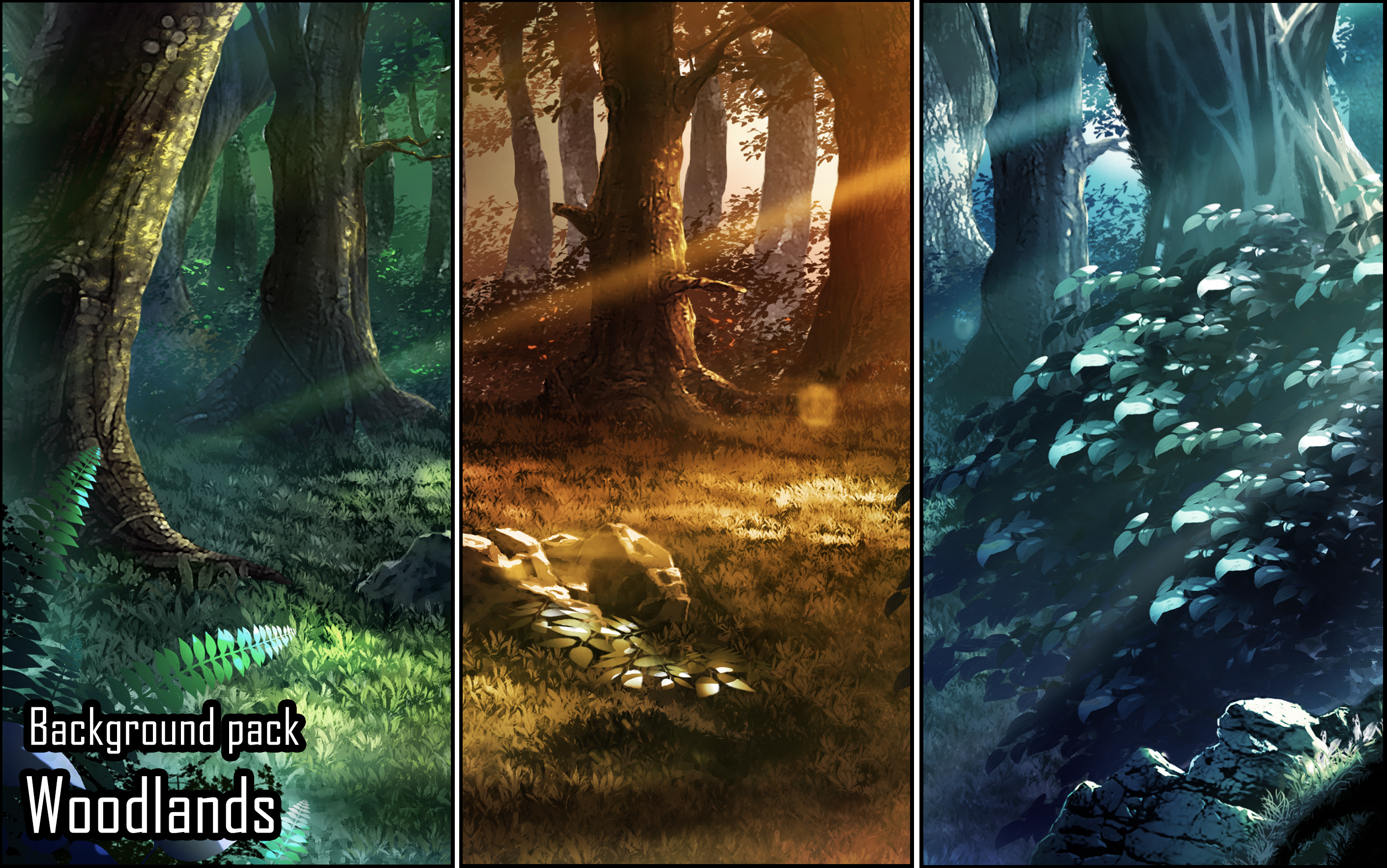 Background set - Woodlands