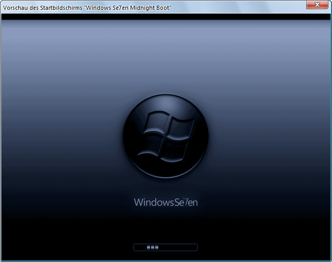 Windows Se7en Midnight Boot