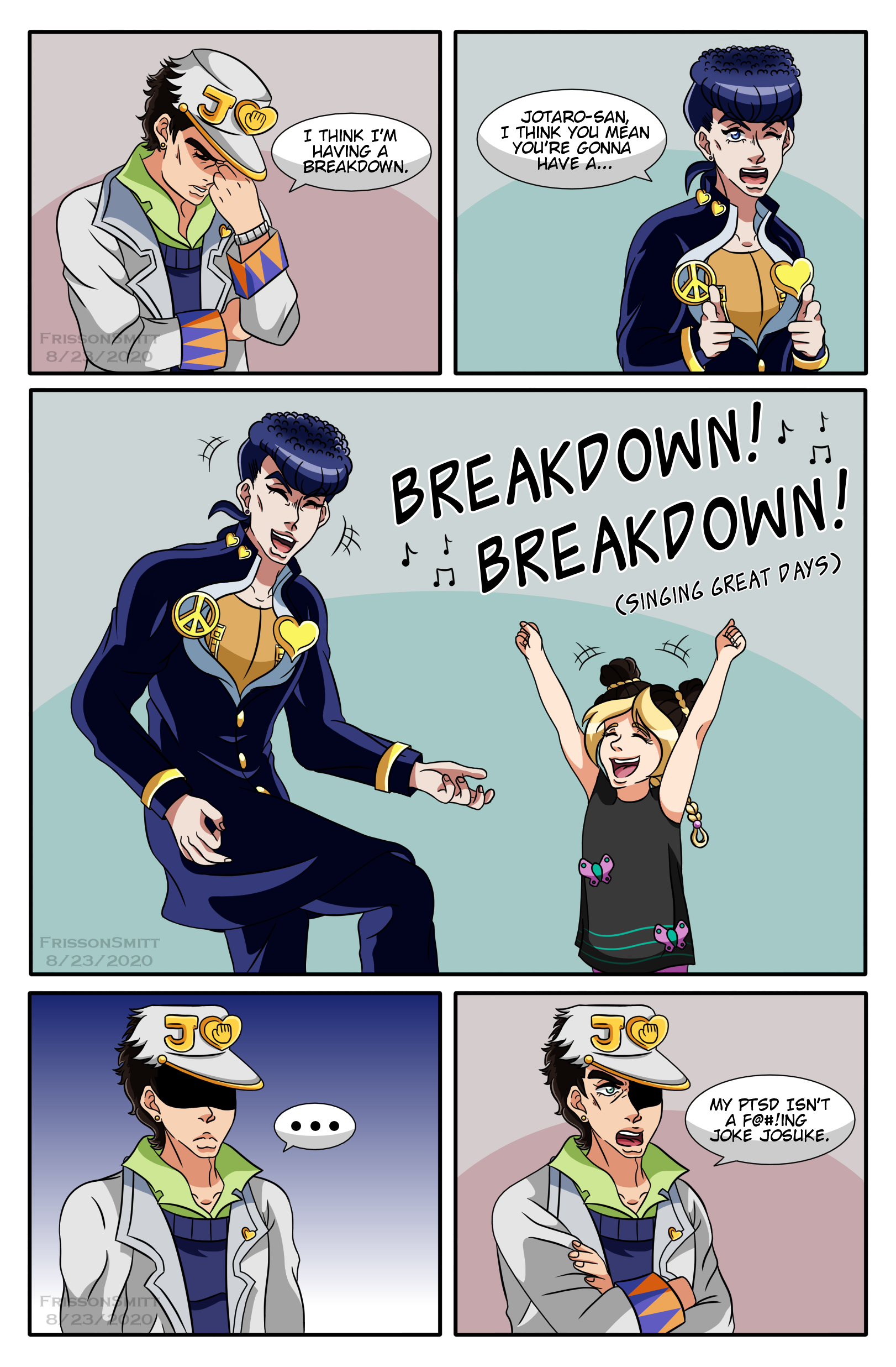 Jojo Comic - Jotaro's Breakdown by FrissonSmitt on DeviantArt