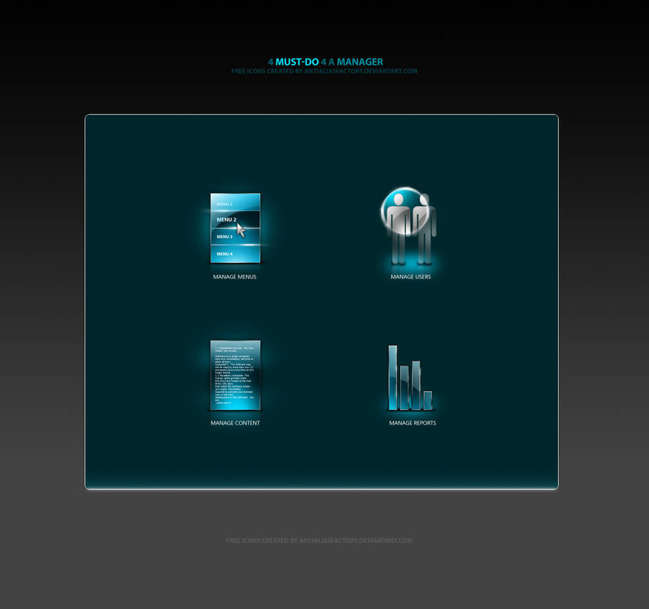 4 Must-Do 4 a Manager by antialiasfactory