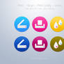 Printer and Scanner icons for Mac OS X (CMYK flat)