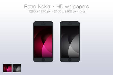Retro Nokia Noir/Red HD Wallpapers