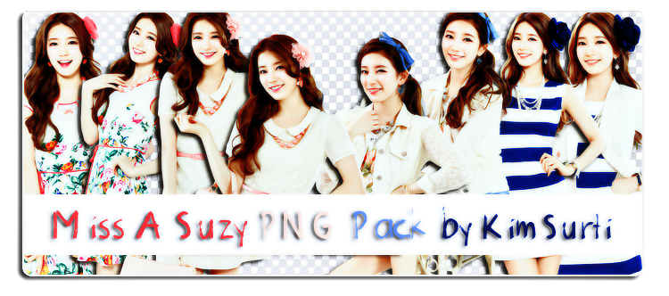 [RE-UPLOAD] Miss A Suzy Pack PNG