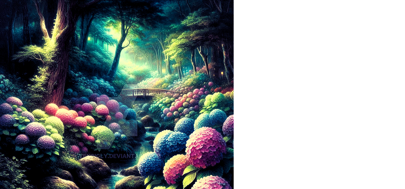 Hydrangea Stream by VEXINGLY on DeviantArt