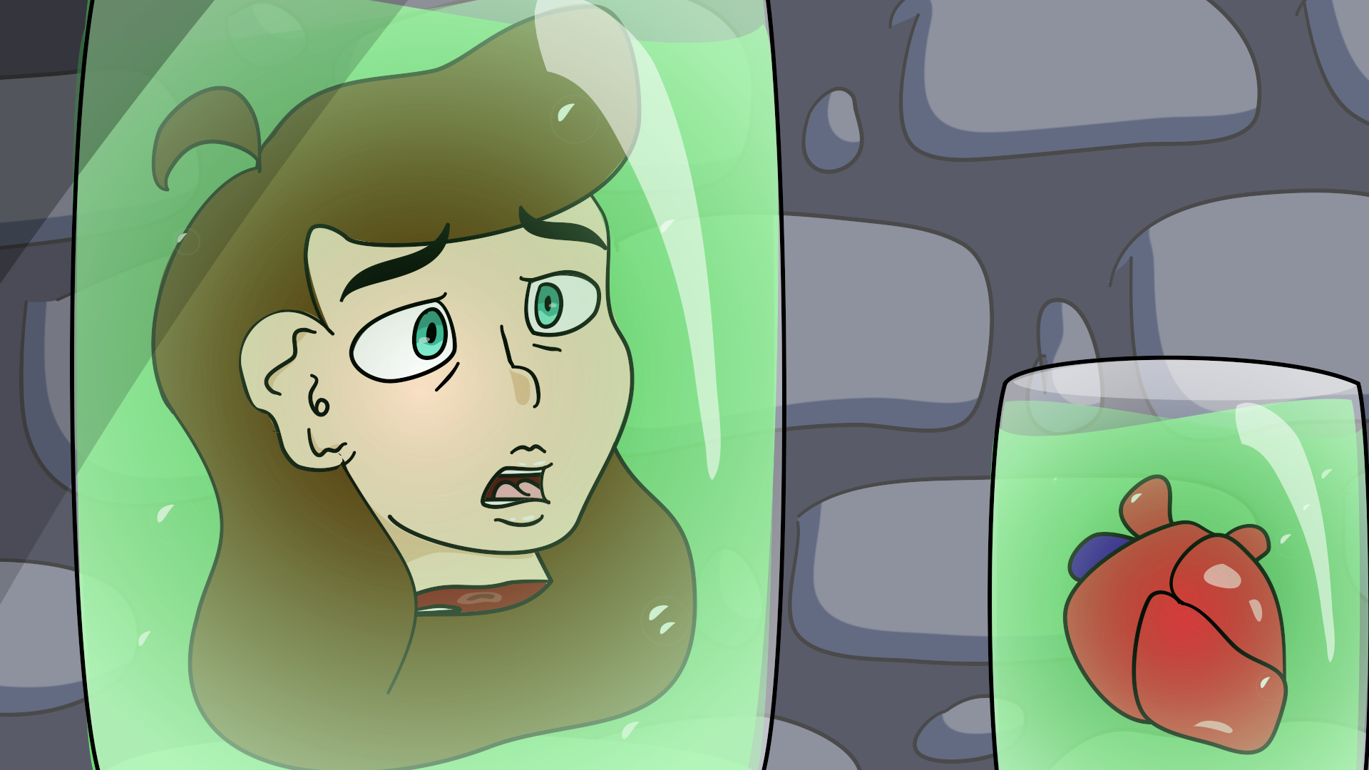Head in jar animation by BotiTheBunny on DeviantArt