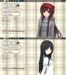 Coffee-Kizoku Rainmeter Skin v1.2.1