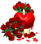 Roses-and-Lovecandle by KmyGraphic