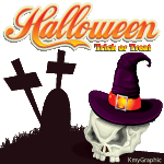 Skull in the Graveyard by KmyGraphic
