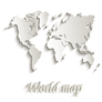 World map paper