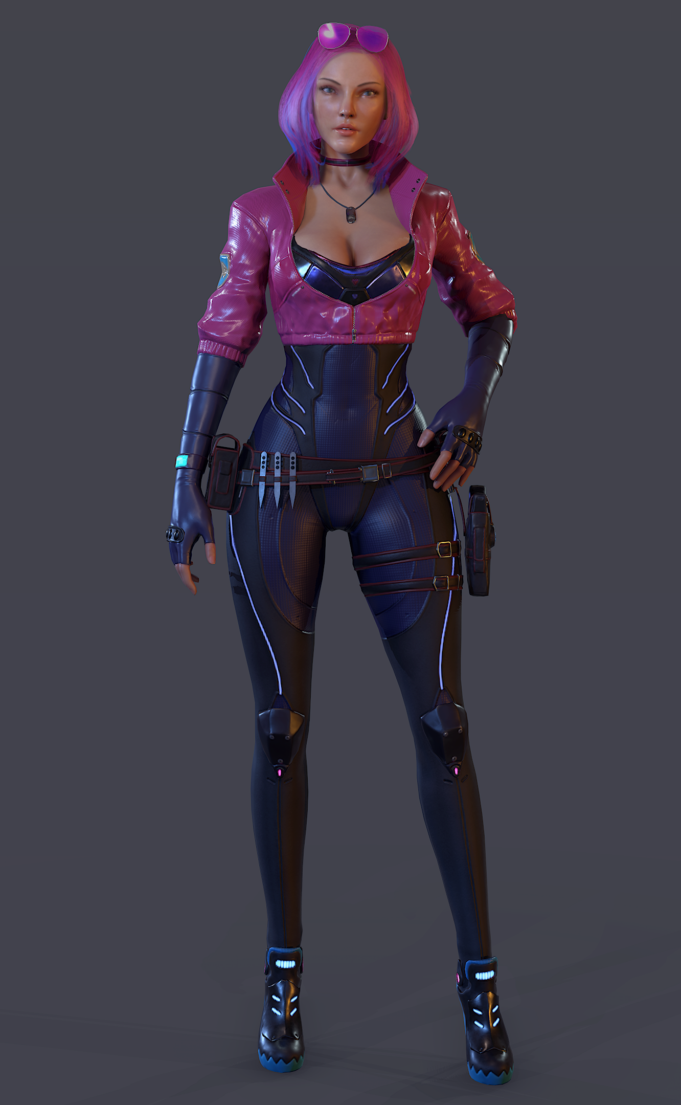 Scifi Girl Makoto Render by Akiratang on DeviantArt