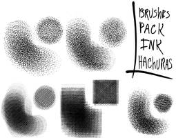 Brushes Pack-Ink hachuras