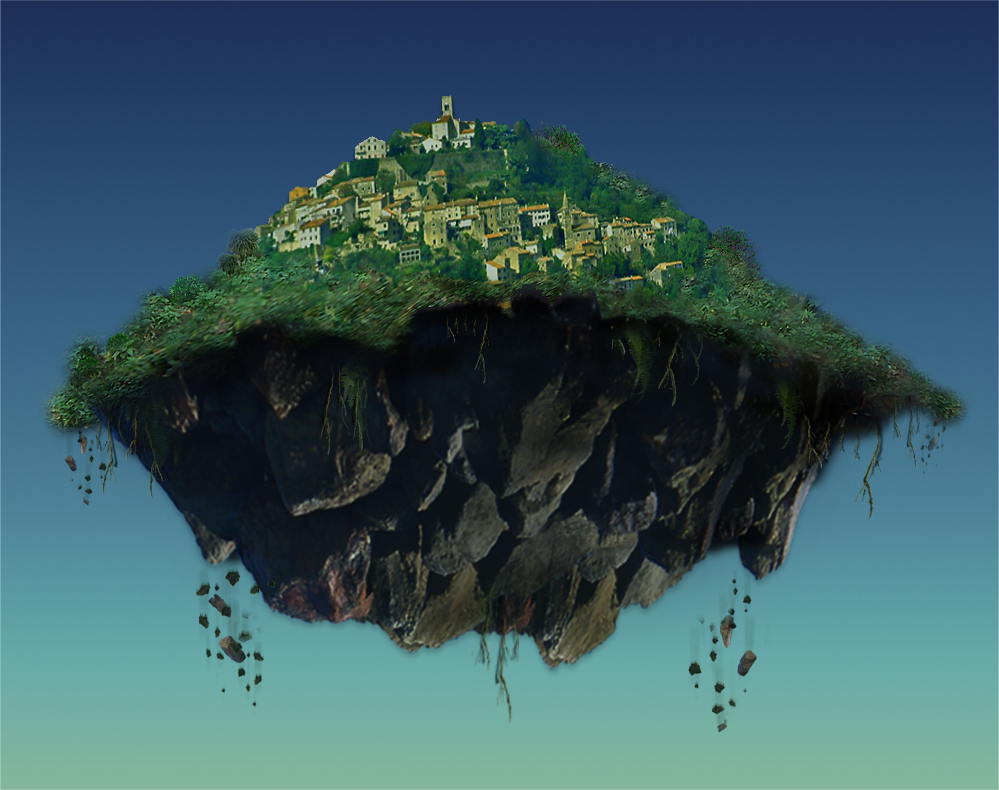 Floating island. Летающие острова. Остров в воздухе. Парящие острова. Летающие скалы.