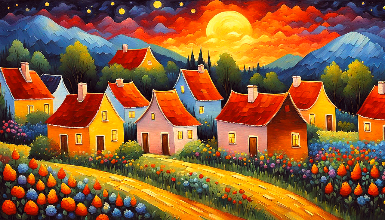 The Sleepy Village and the Dance of the Clouds by Crystalderoca on ...