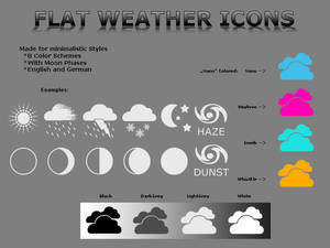 Flat Weather Icons