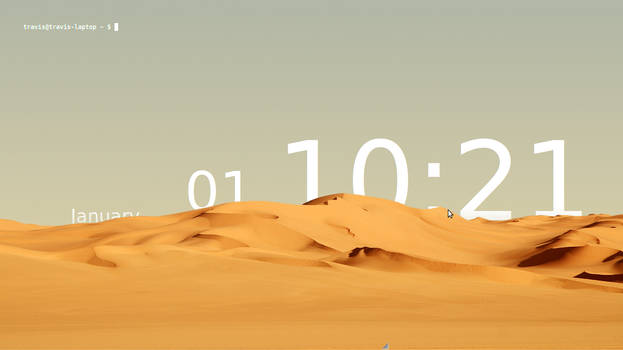 Sands of Time Linux desktop