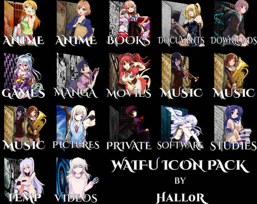 Waifu Icon Pack