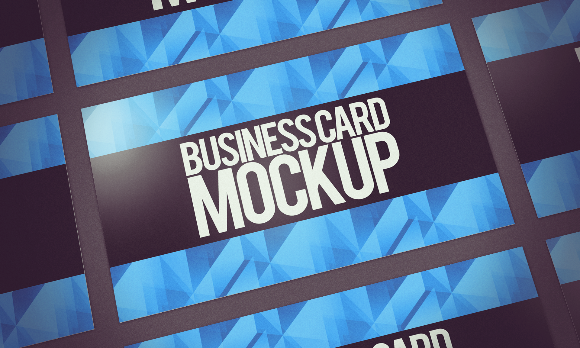 Business card mockup PSD