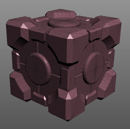 Companion Cube .obj