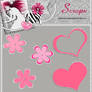 PNG Flowers and hearts 1