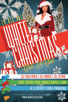 FREE PSD FLYER - White Christmas 2