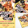 FREE PSD FLYER - Saturday Night Party