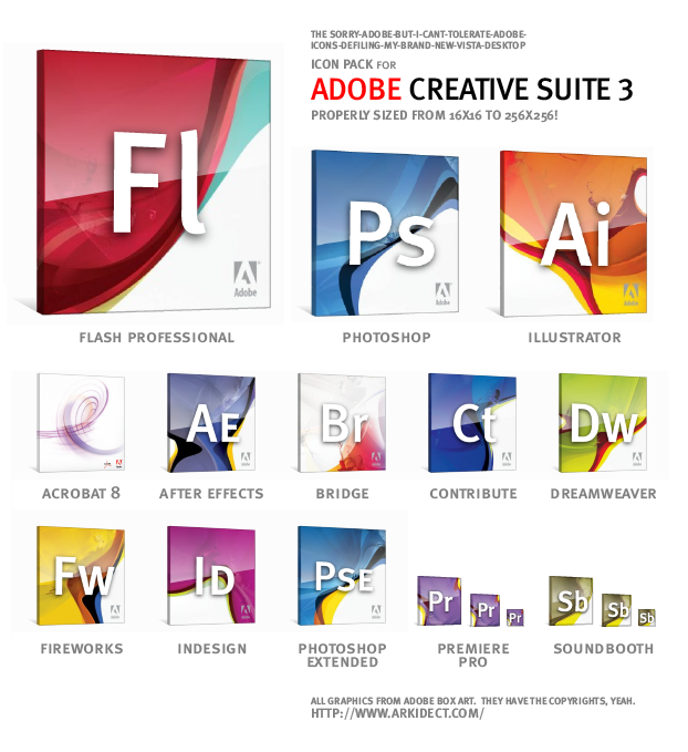 Adobe Creative Suite 3 CS3 Set