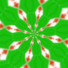 Green Red Kaleidescope