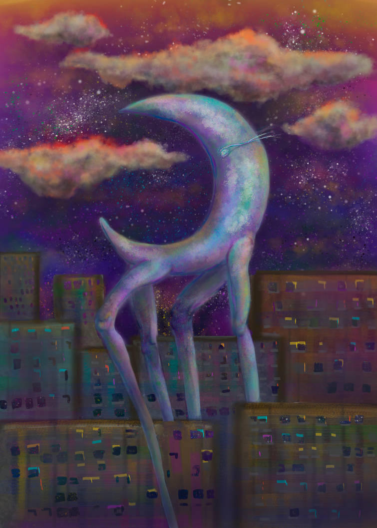 The moon by SuHunn on DeviantArt