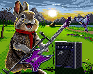 Rock and roll Bunny by creativevision300 on DeviantArt