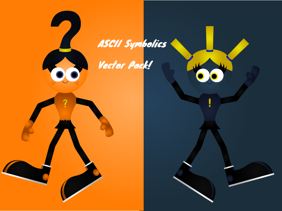 ASCII Symbolics Vector Pack!(Downloadable) by BlueyDenpamen2 on DeviantArt