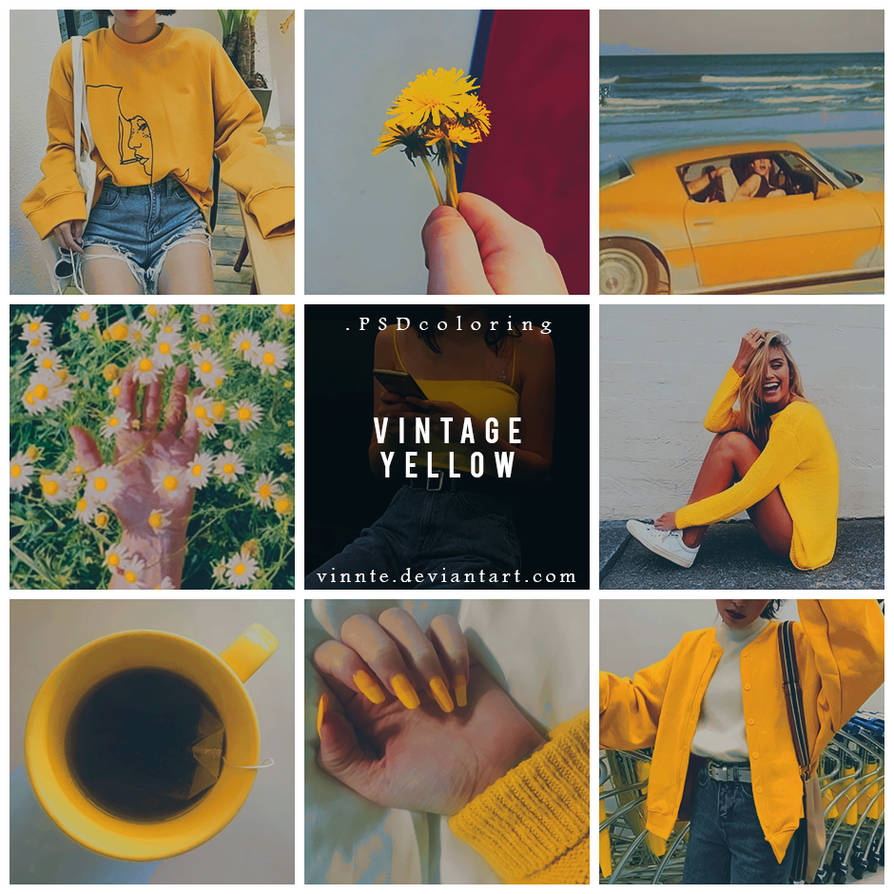 #05 PSDC // Vintage Yellow [By Vinnte] by Vinnte on DeviantArt
