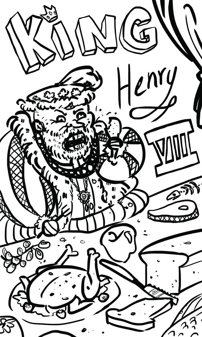 Henry Viii Coloring Page By Bloedzuigerbloed On Deviantart