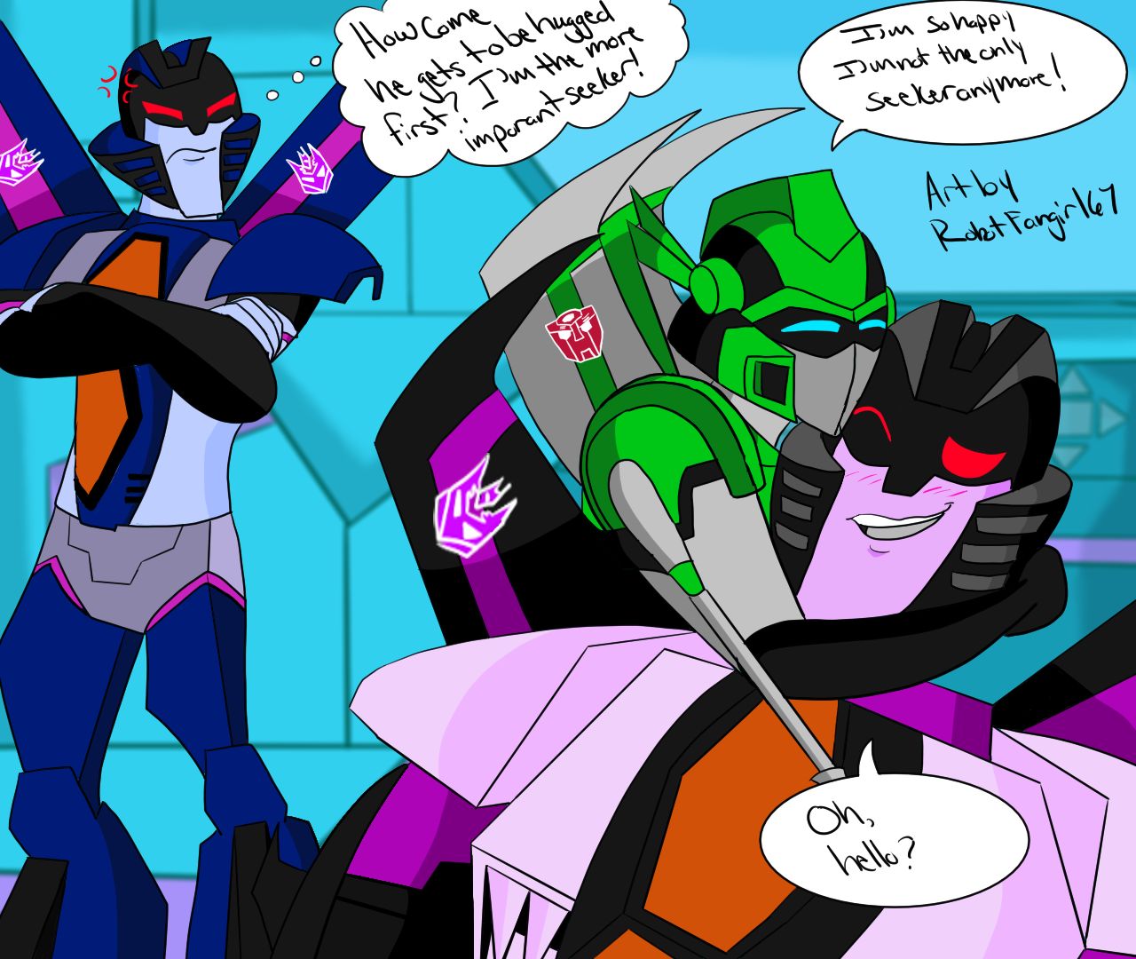 Tfa:Jetatronia Meets Skywarp And ThunderCracker by Robotfangirl67 on ...