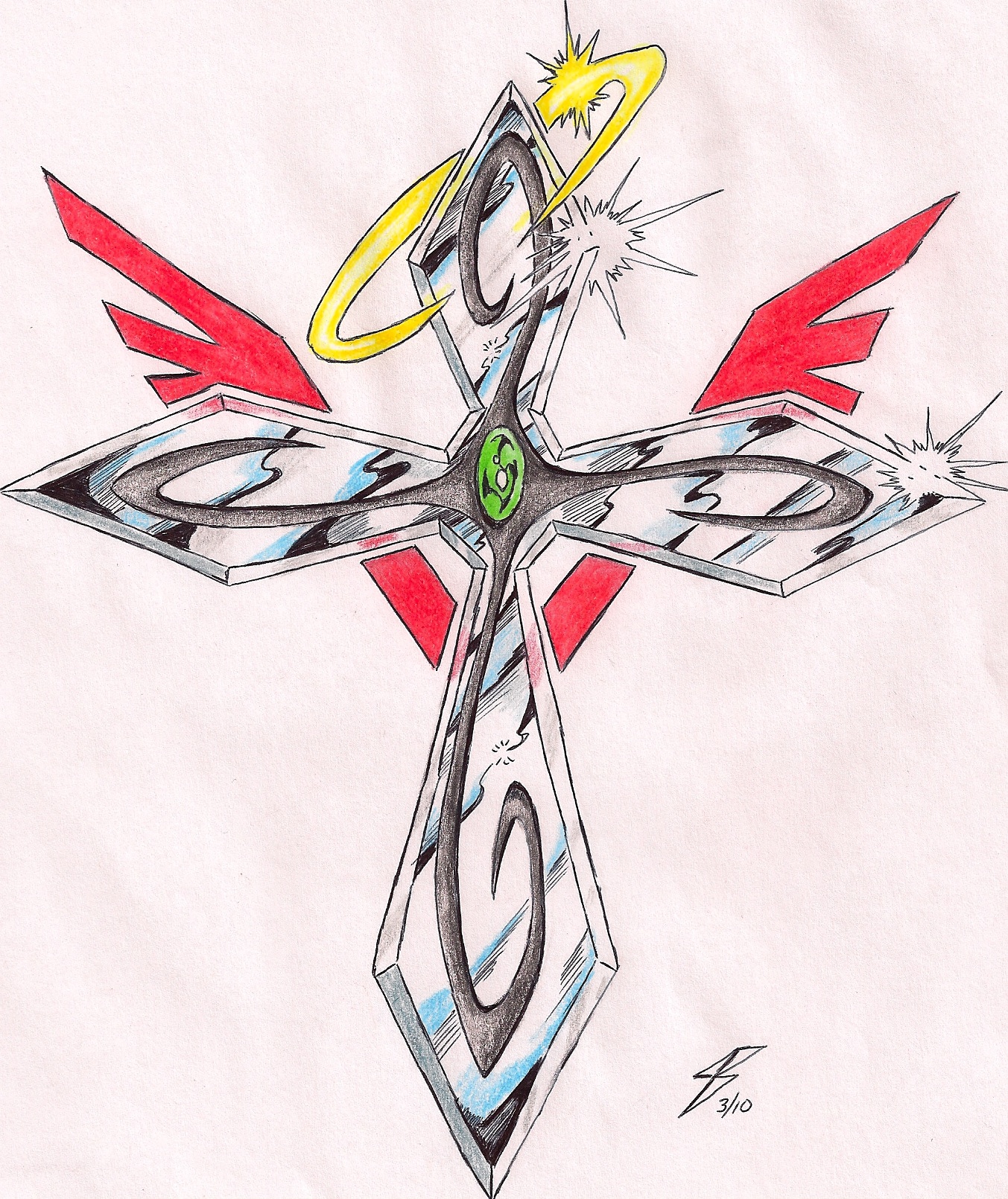 Anger Cross Angelic Cross by coyote117 on DeviantArt
