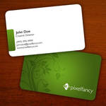 Floral Business Card PSDs by danielbeehn
