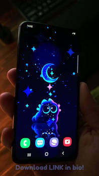 Stardust Kitten Live Wallpaper