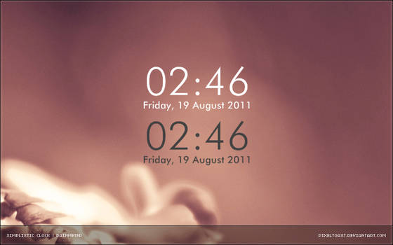 Simplistic Clock